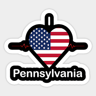 I love Pennsylvania Sticker